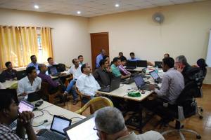 A colleague sharing his experience of using the software.  