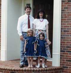 The Ken Haugh Family-August 1990. 
